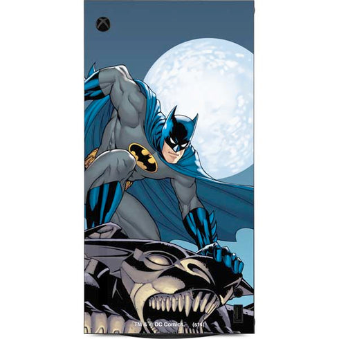 DC Comics Batman Watches Over the City XBox Series X Digital Edition Console Skin